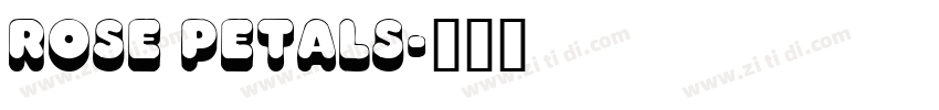 ROSE PETALS字体转换